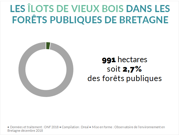Ilots vieux bois forêts publiques bretagne