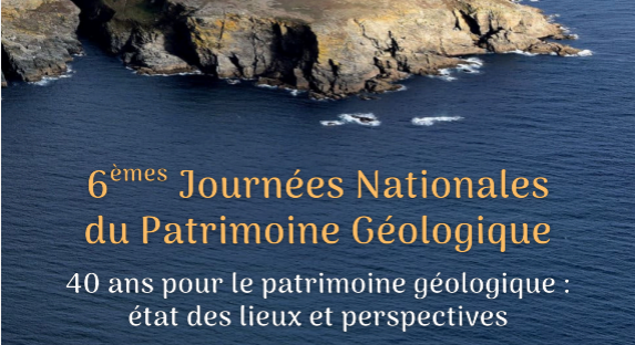 logo 6eme journées nationales du patrimoine géologique