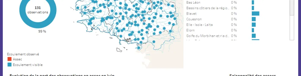 Aperçu du tableau de bord interactif