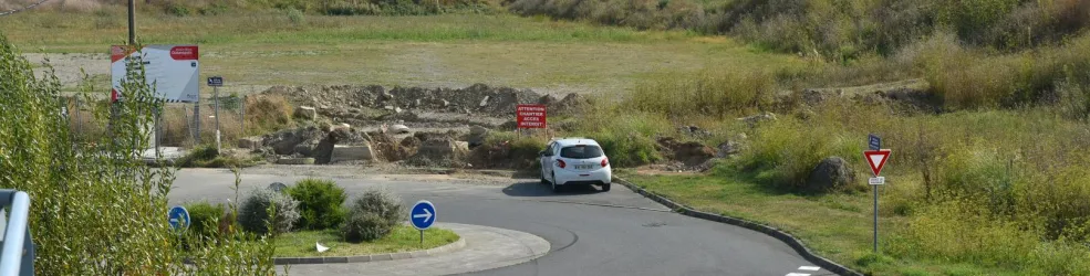 Photo Polder et site du merlon paysager à Brest 