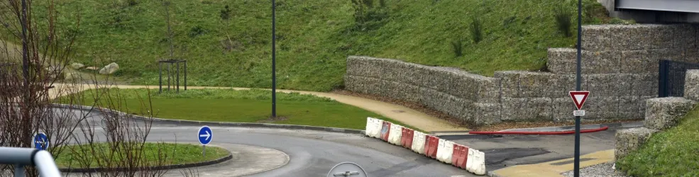 Photo Polder et site du merlon paysager à Brest 