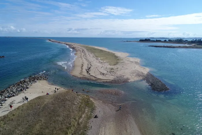 Photo Brèche coupe le sillon de Talbert en deux