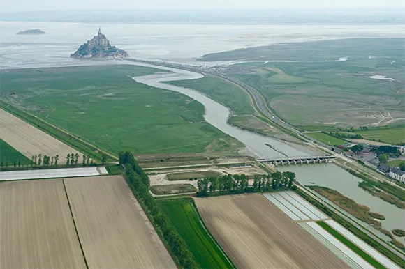 Photo Polders de la baie du Mont-Saint-Michel