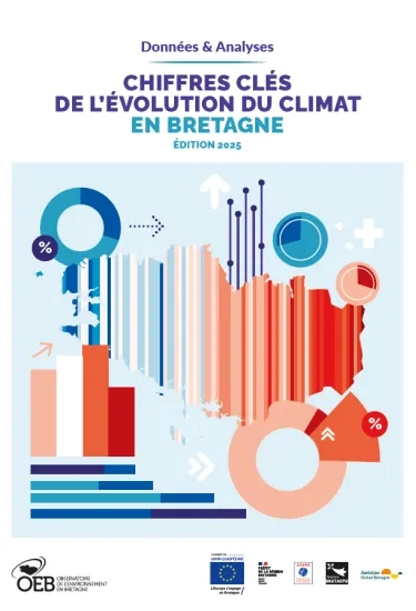 Couv Chiffres clés de l'évolution du climat en Bretagne - édition 2025