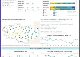 capture Tableau de bord  niveau des nappes d'eau souterraine